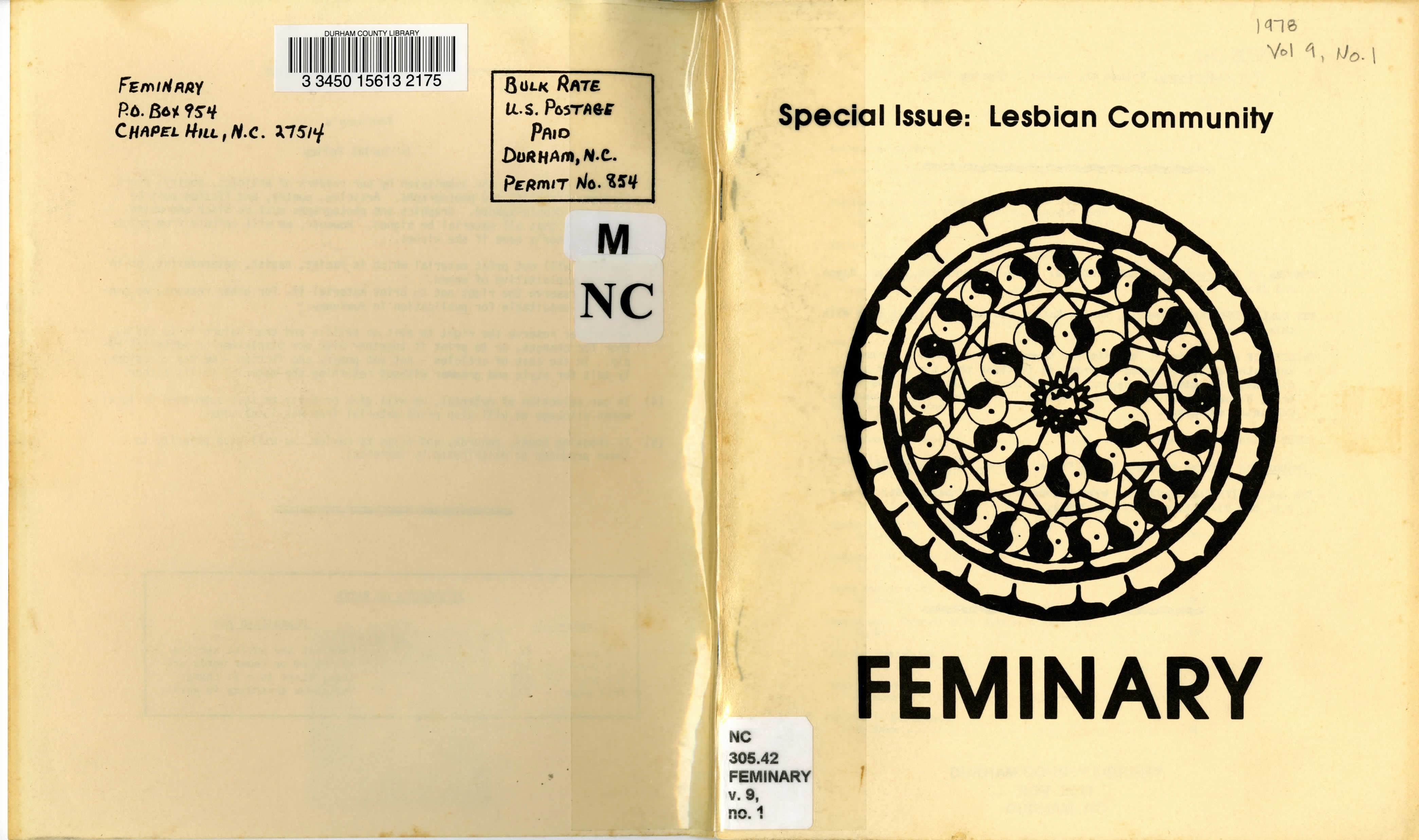 Feminary, vol. 9, no. 10 image